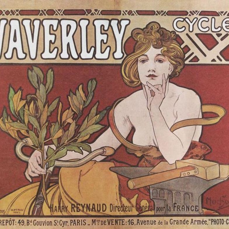 milan-mucha-Poster for Waverley Cycles 700